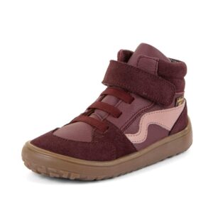 Dívčí celoroční kotníkové barefoot boty TEX GO BORDEAUX Froddo G3110265-20 - 35