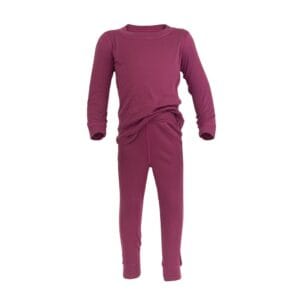 Dívčí funkční rychleschnoucí prádlo - set triko a kalhoty PD1174-01 fuchsia - 146/152 | 11/12let