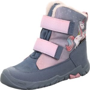 Dívčí zimní barefit boty TRACE Blue/Pink GTX Superfit 1-006041-8040 - 34