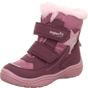 Dívčí zimní boty CRYSTAL Red/Pink GTX Superfit 1-009099-5000 - 35