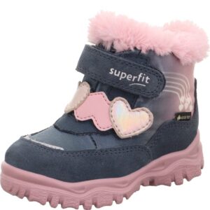 Dívčí zimní boty HUSKY+ Blue/Pink Superfit 1-006061-8000 - 30