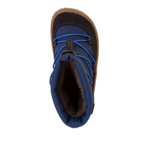 Chlapecké zimní barefoot boty TEX TRACK WOOL Dark Blue Froddo G3160251 - 40