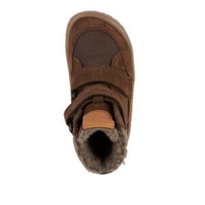 Chlapecké zimní barefoot boty TEX WINTER Dark Brown Froddo G3160247-17 - 40
