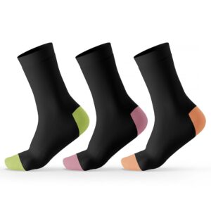 Dámské vysoké ponožky bambusové - 3pack Pidilidi PD0153-01 černá - 43-46