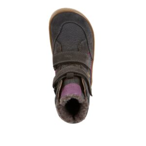 Dětské zimní barefoot boty UP HILL WOOL Dark Gray Froddo G3160262-13 - 37