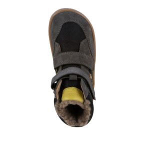 Dětské zimní barefoot boty UP HILL WOOL Gray/Black Froddo G3160262-3 - 37
