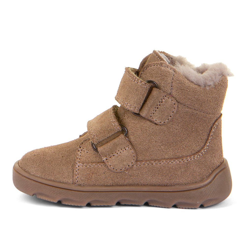 Dětské zimní barefoot boty ZERU TEX FURRY Beige Froddo G2110151-8 - 35