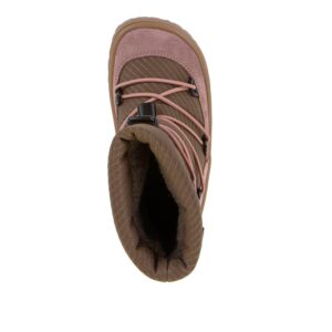 Dívčí zimní barefoot boty TEX TRACK WOOL Dark Pink Froddo G3160251-15 - 38