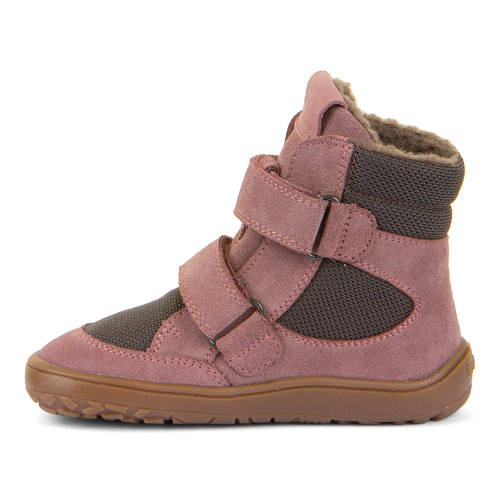 Dívčí zimní barefoot boty TEX WINTER Gray/Pink Froddo G3160247-13 - 40