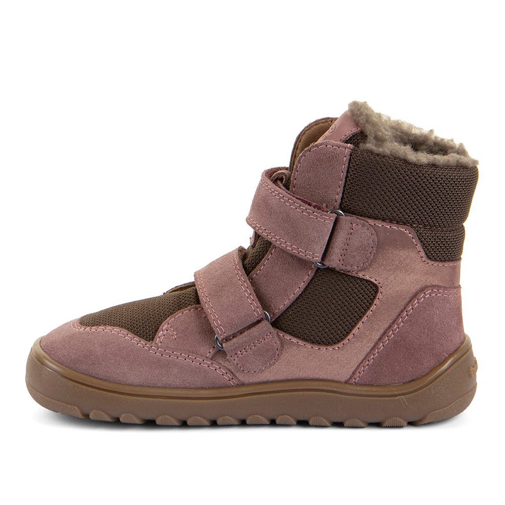 Dívčí zimní barefoot boty UP HILL WOOL Dark Pink Froddo G3160262-10 - 37