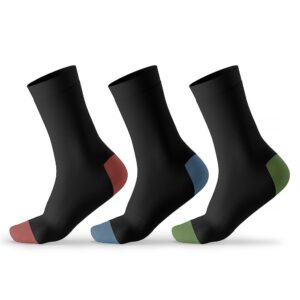 Pánské vysoké ponožky bambusové - 3pack Pidilidi PD0153-02 černá - 43-46