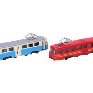 Tramvaj kovová s efekty 16 cm