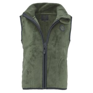 Unisex vesta chlupatá se stojáčkem Pidilidi PD1207-19 zelená - XXL