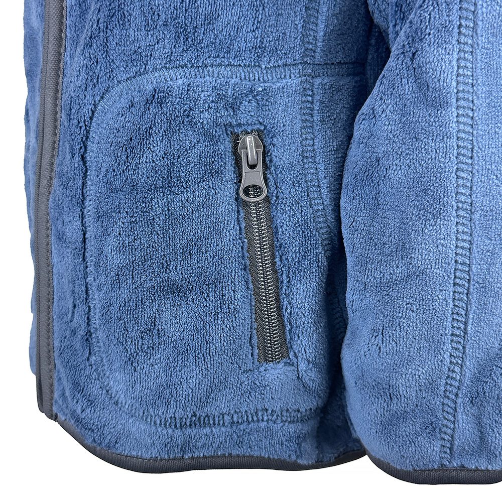 mikina chlapecká chlupatá se stojáčkem Pidilidi PD1156-04 modrá - 158 | 13let